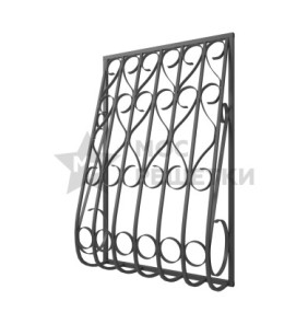 Решетка на окно сварная дутая 4-13